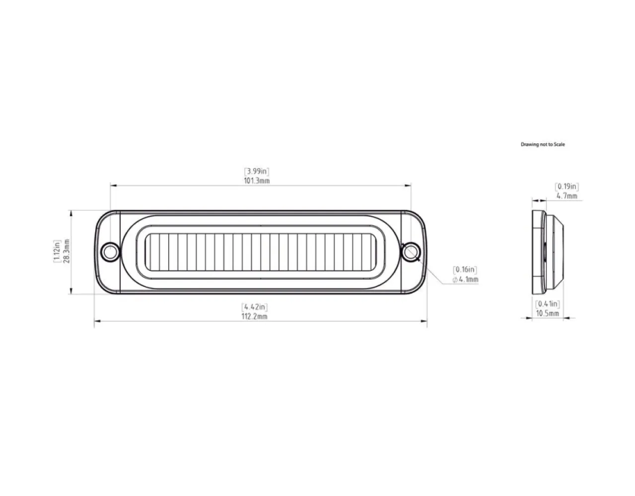 DENALI - DRL VISIBLITY POD WHITE - 20012988