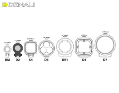 DENALI - D2 LIGHT PODS W/DATADIM  - 20012990