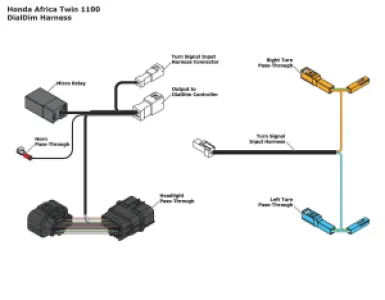 DENALI - P&P DIALDIM WIRING ADAPTER HON - 20403331