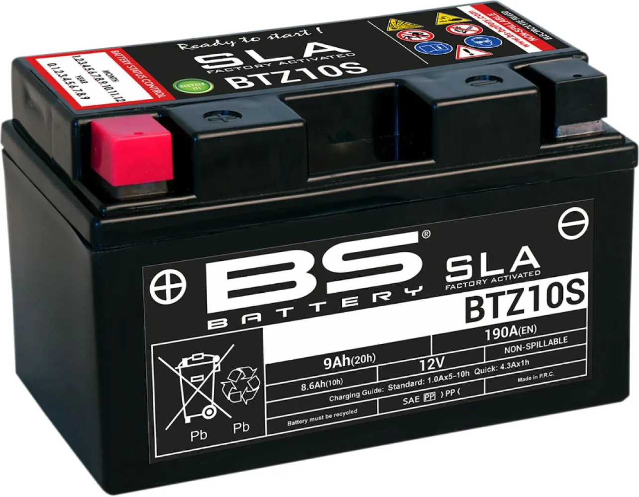 BS BATTERY - BATTERY BS BTZ10S SLA - 21130621