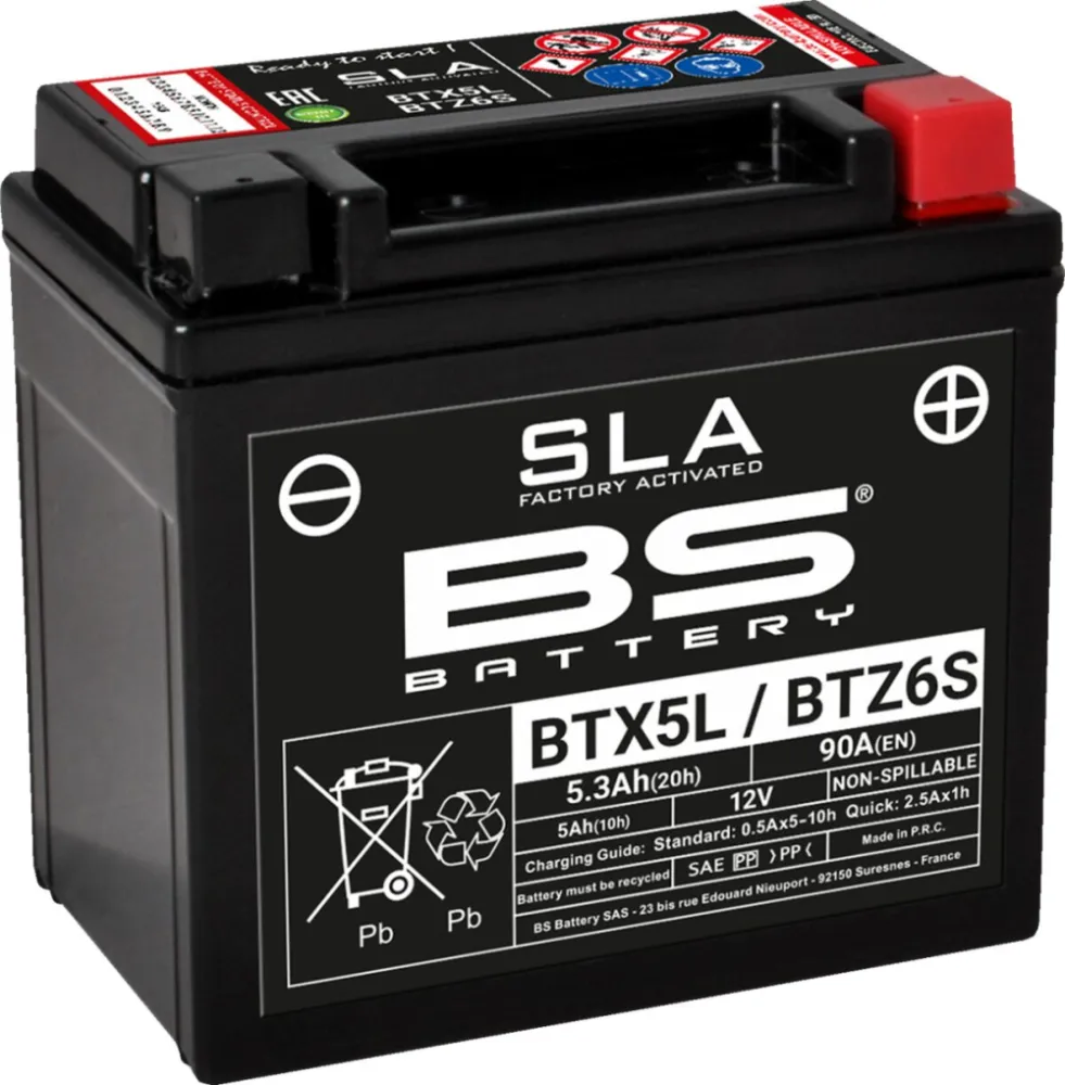 BS BATTERY - BATTERY BS BTX5L/BTZ6S SLA - 21130627