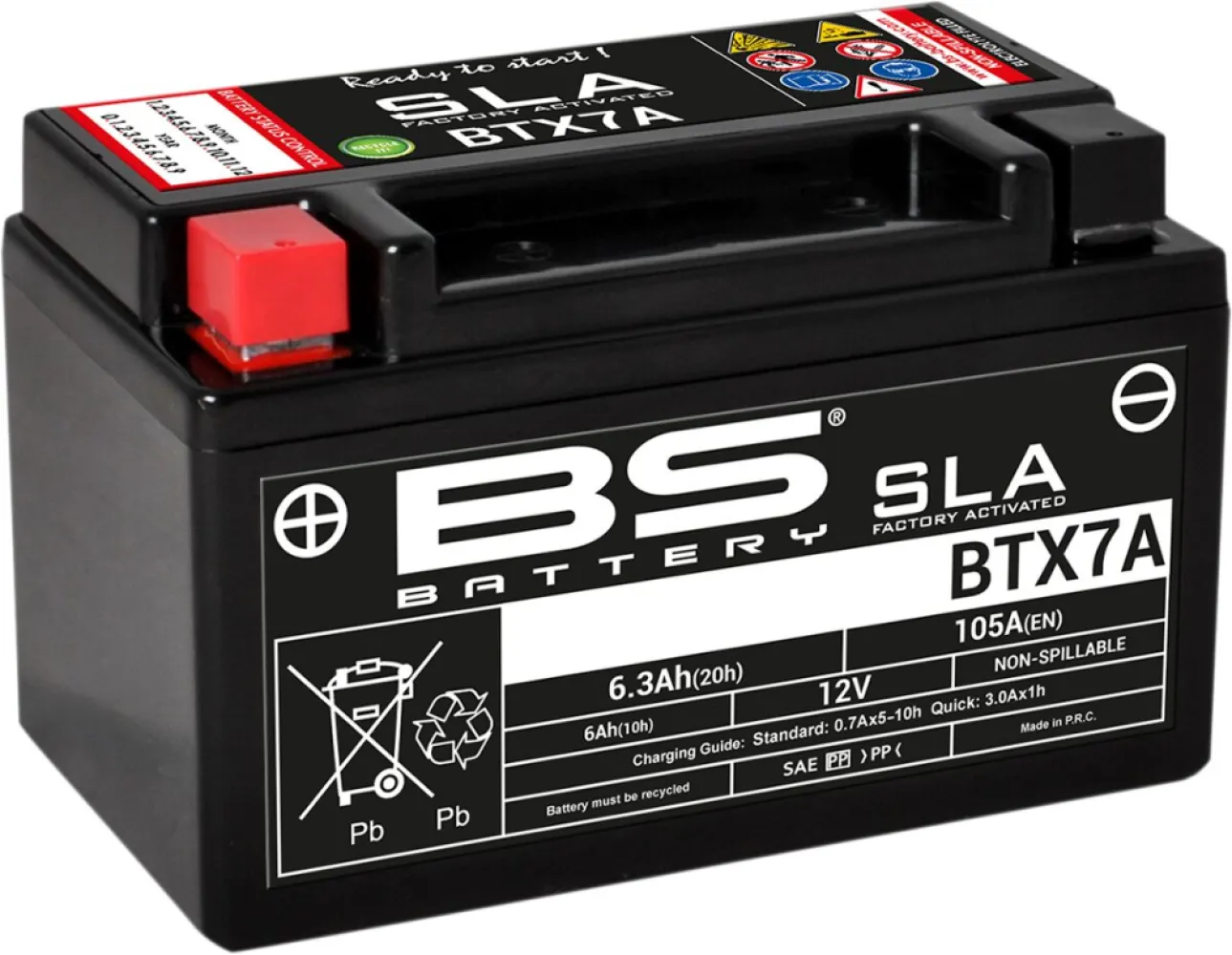 BS BATTERY - BATTERY BS BTX7A SLA - 21130629