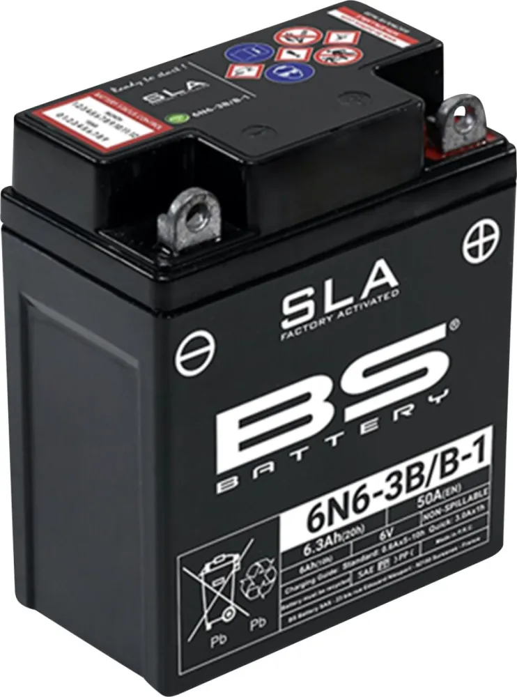 BS BATTERY - BATTERY BS 6N6-3B/B-1 SLA - 21130840