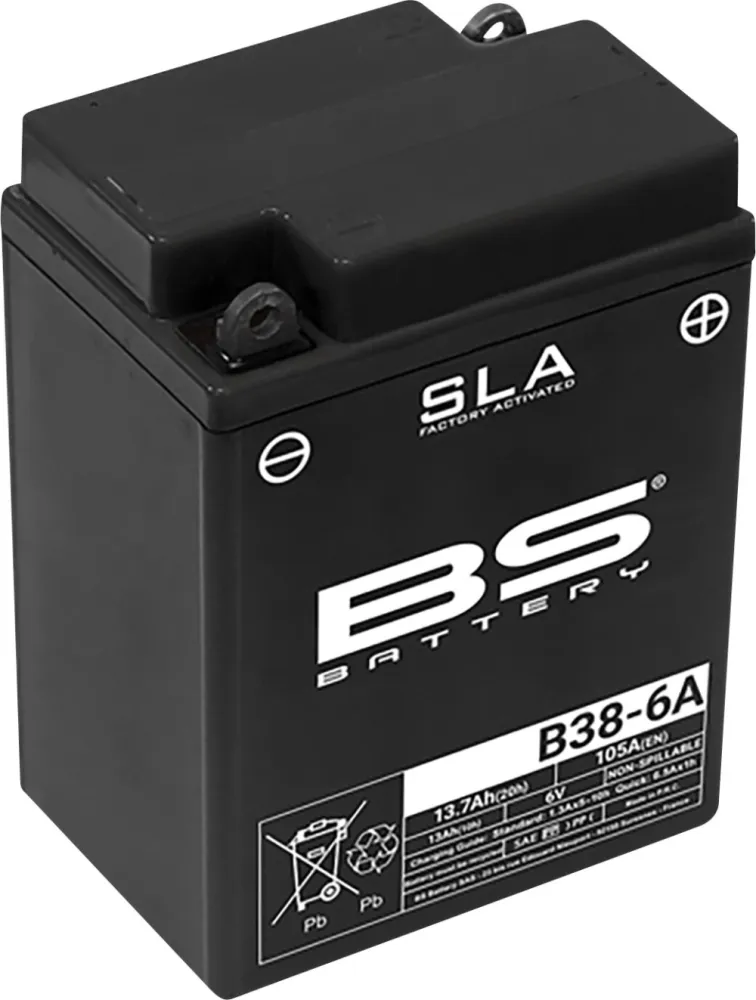BS BATTERY - BATTERY BS B38-6A SLA - 21130842