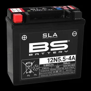 BS BATTERY - BATTERY BS 12N5.5-4A/4B SLA - 21130964