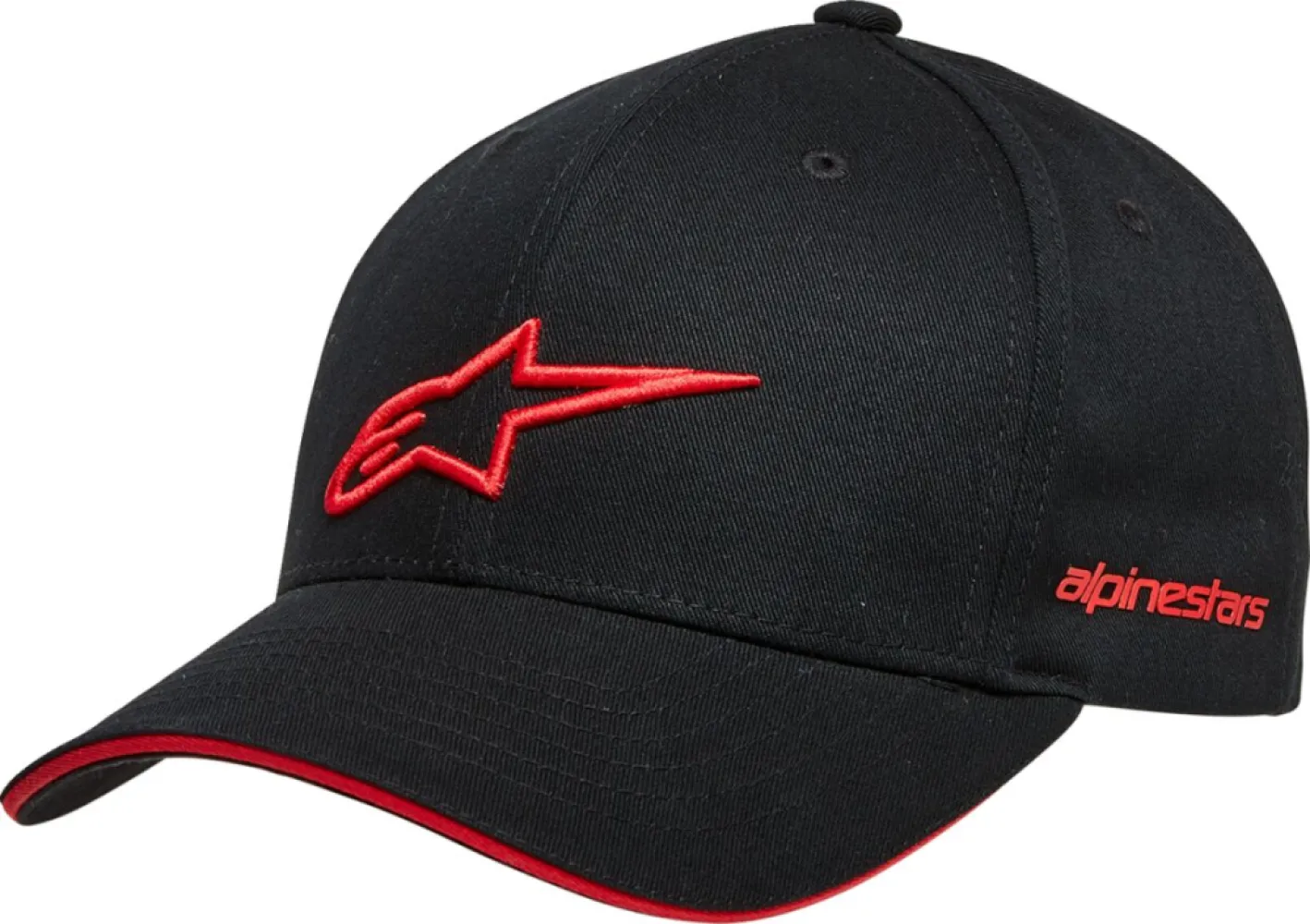 ALPINESTARS (CASUALS) - HAT ROSTRUM BLACK/RED - 25013924