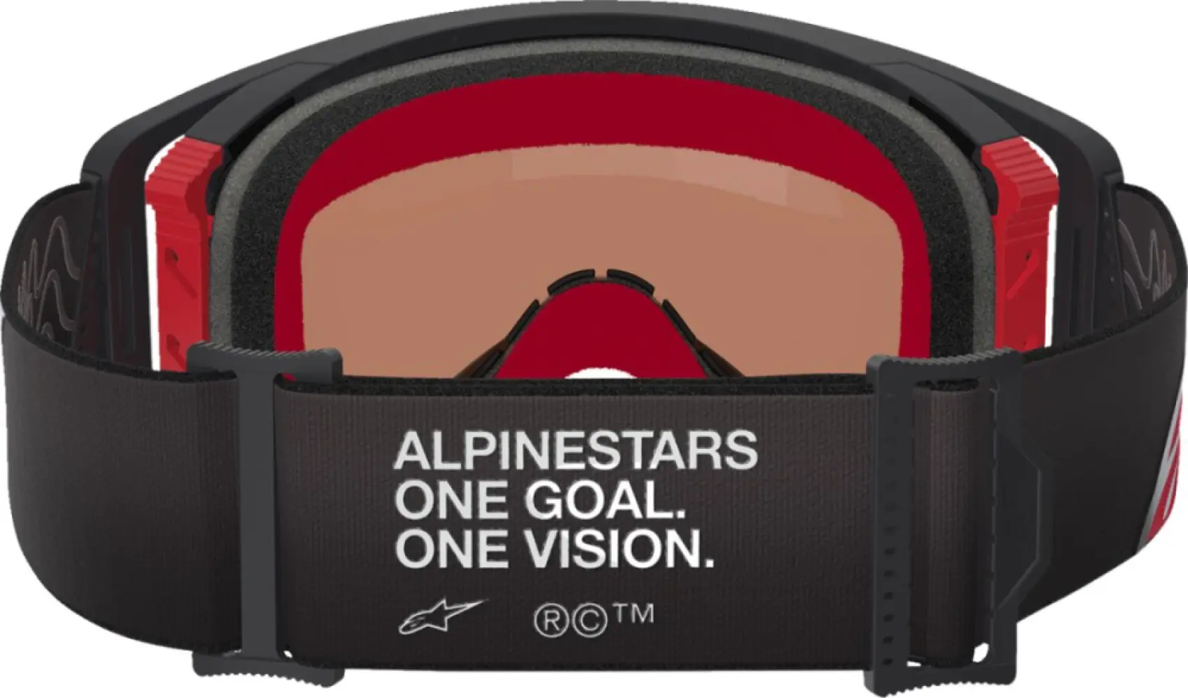ALPINESTARS GOGGLES - GOGGLE SUPERTECH CORP BLK/RED  - 26013883