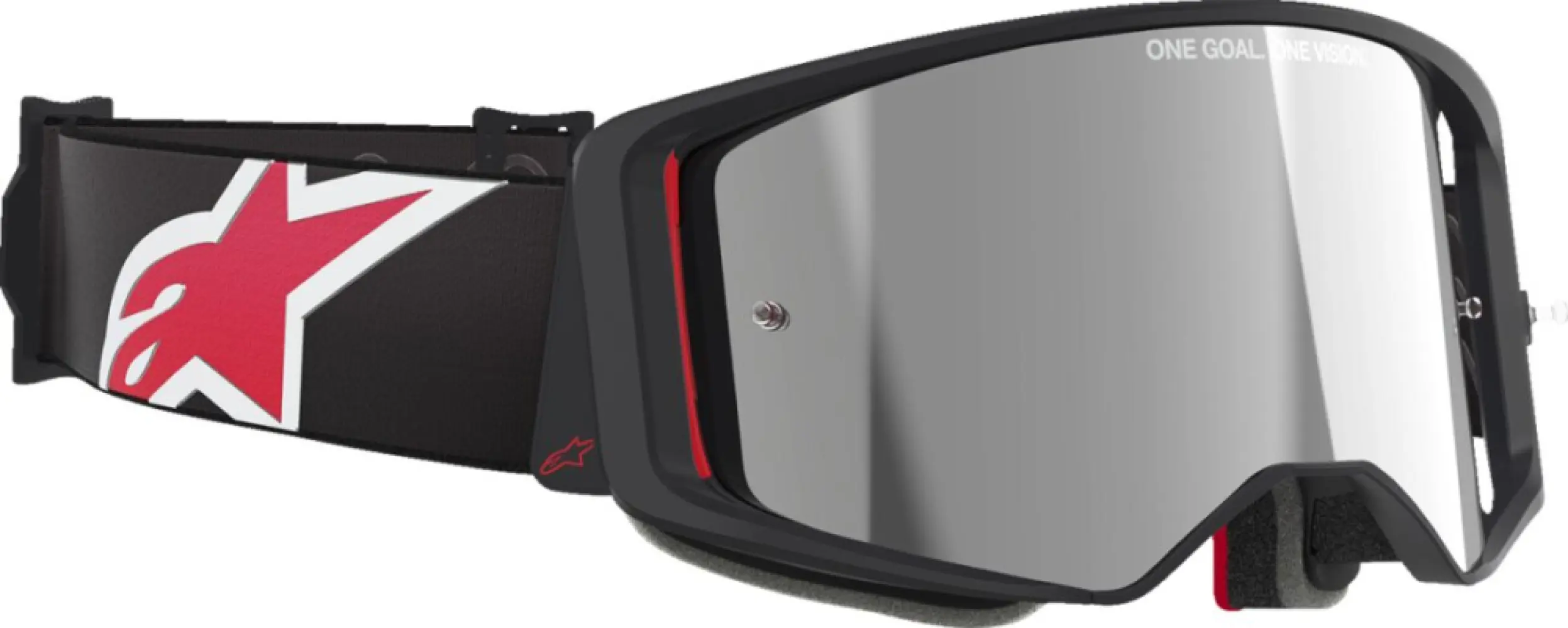 ALPINESTARS GOGGLES - GOGGLE SUPERTECH CORP BLK/RED  - 26013883