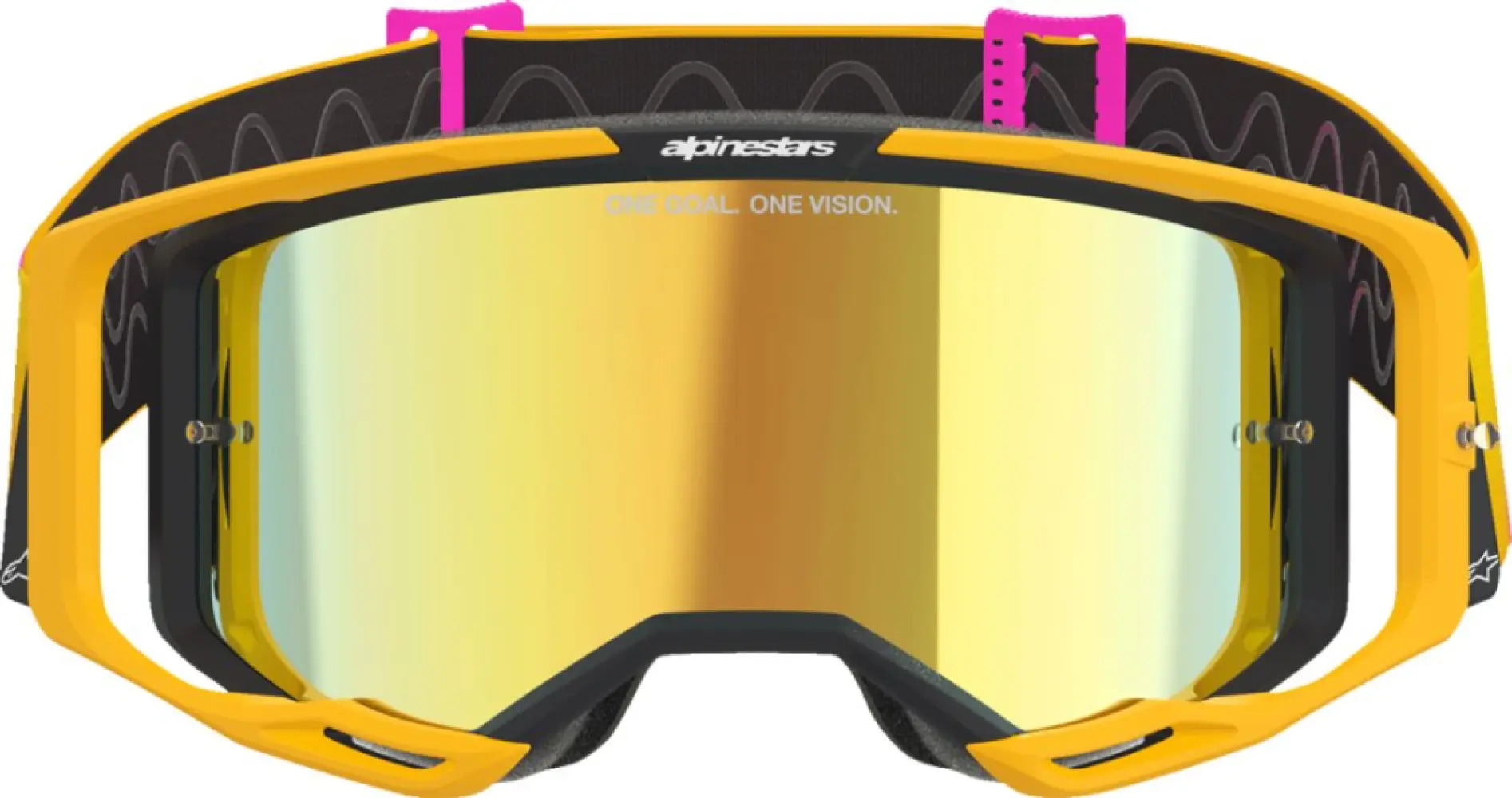 ALPINESTARS GOGGLES - GOGGLE VISION 8 CORP ORG/YLW/P - 26013951