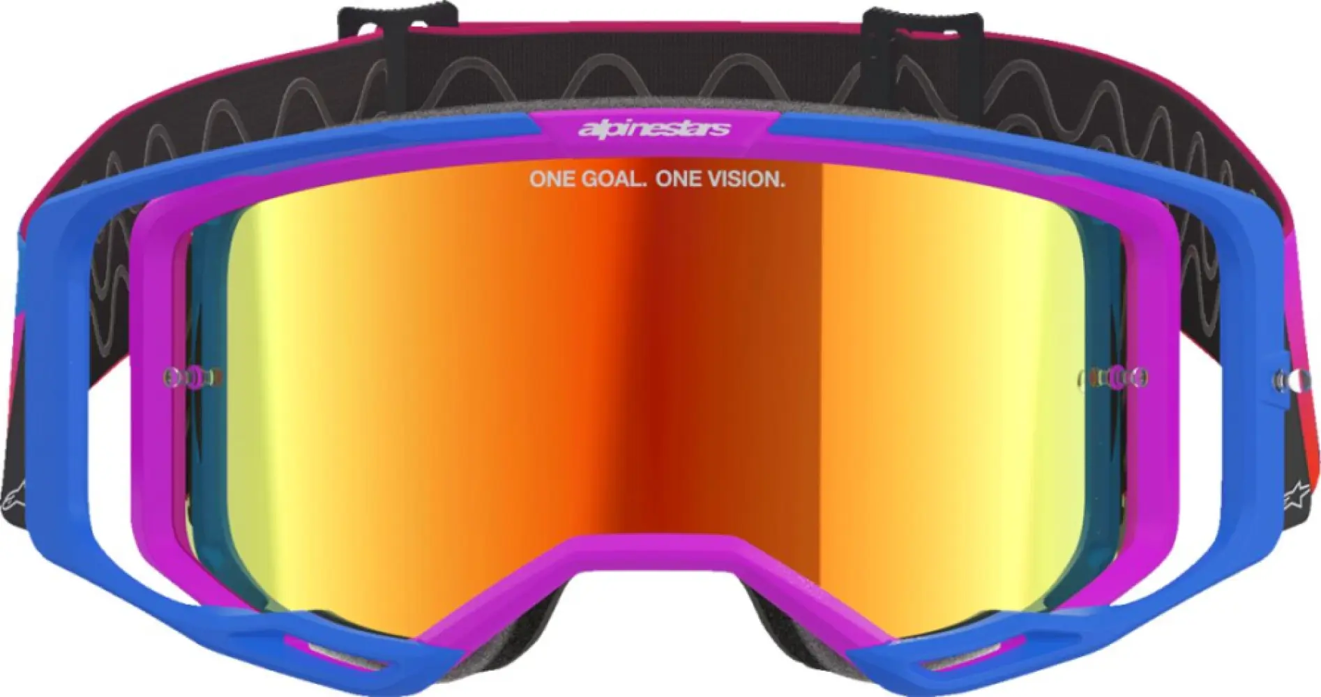 ALPINESTARS GOGGLES - GOGGLE VISION 8 CORP BLUE/PURP - 26013952