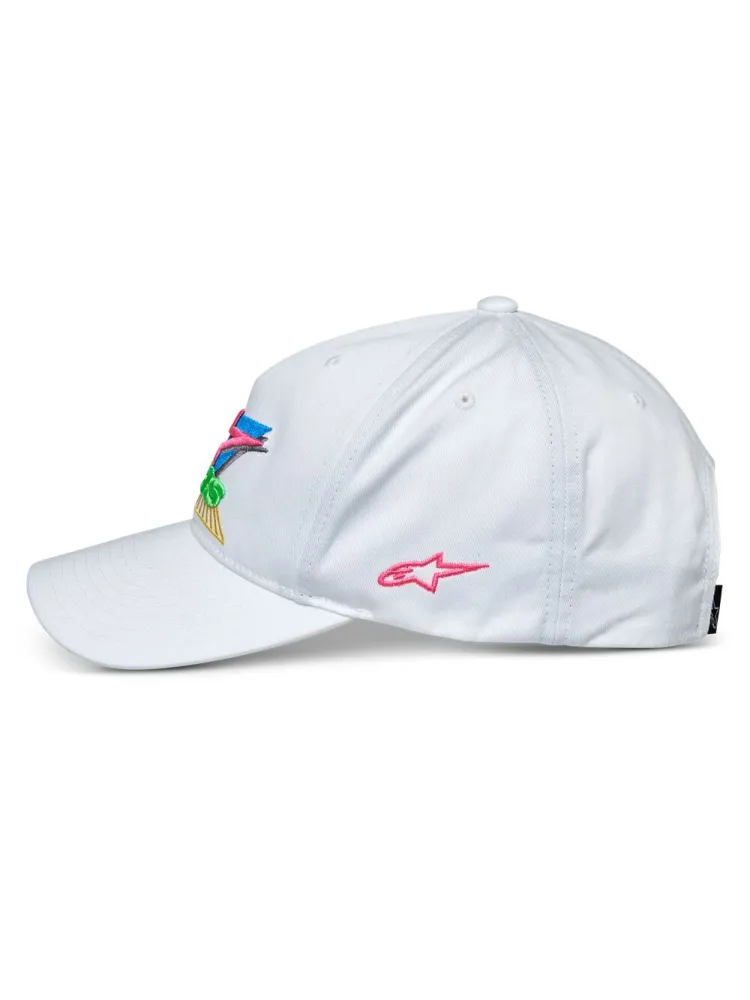 ALPINESTARS (CASUALS) - HAT CRV BILL SNP VIVID WH OS - 25014343