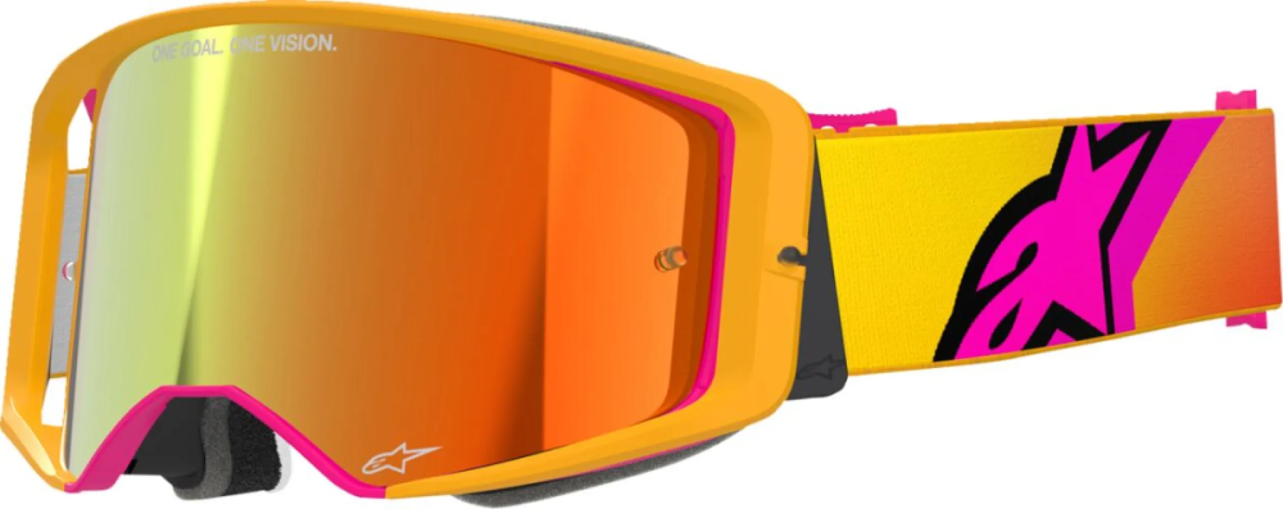 ALPINESTARS GOGGLES - GOGGLE SUPERTECH CORP YLW/PNK  - 26013765