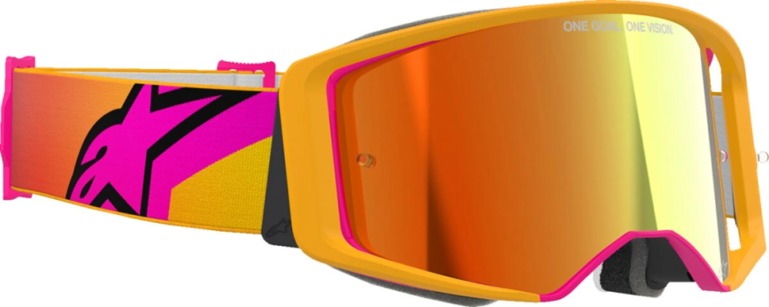ALPINESTARS GOGGLES - GOGGLE SUPERTECH CORP YLW/PNK  - 26013765