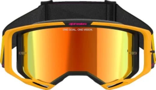 ALPINESTARS GOGGLES - GOGGLE VISION 8 CORP YLW/PINK  - 26013773