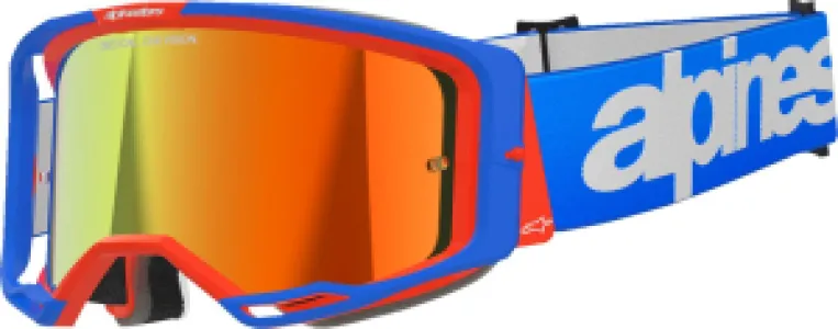 ALPINESTARS GOGGLES - GOGGLE VISION 8 WORDMARK BL/OR - 26013774
