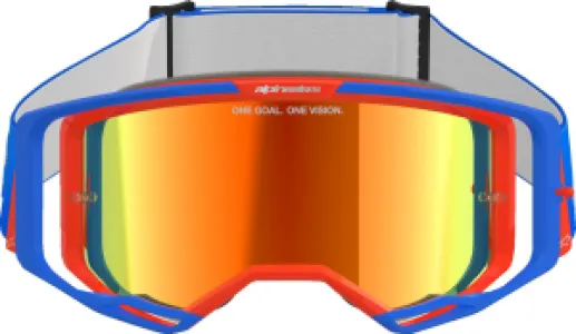 ALPINESTARS GOGGLES - GOGGLE VISION 8 WORDMARK BL/OR - 26013774