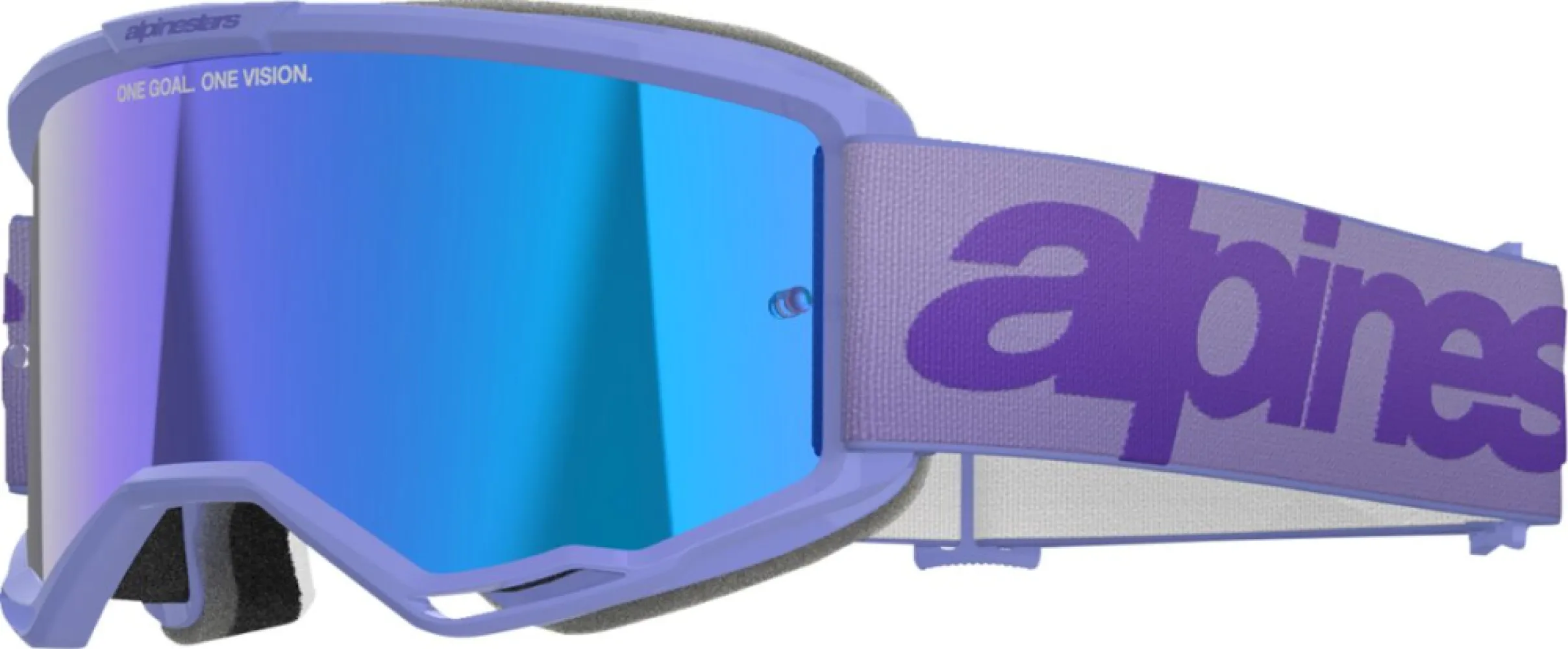 ALPINESTARS GOGGLES - GOGGLE VISION 5 WORDMARK PRPL  - 26013782