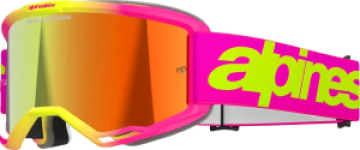 ALPINESTARS GOGGLES - GOGGLE VISION 5 WORDMARK PNK/Y - 26013781