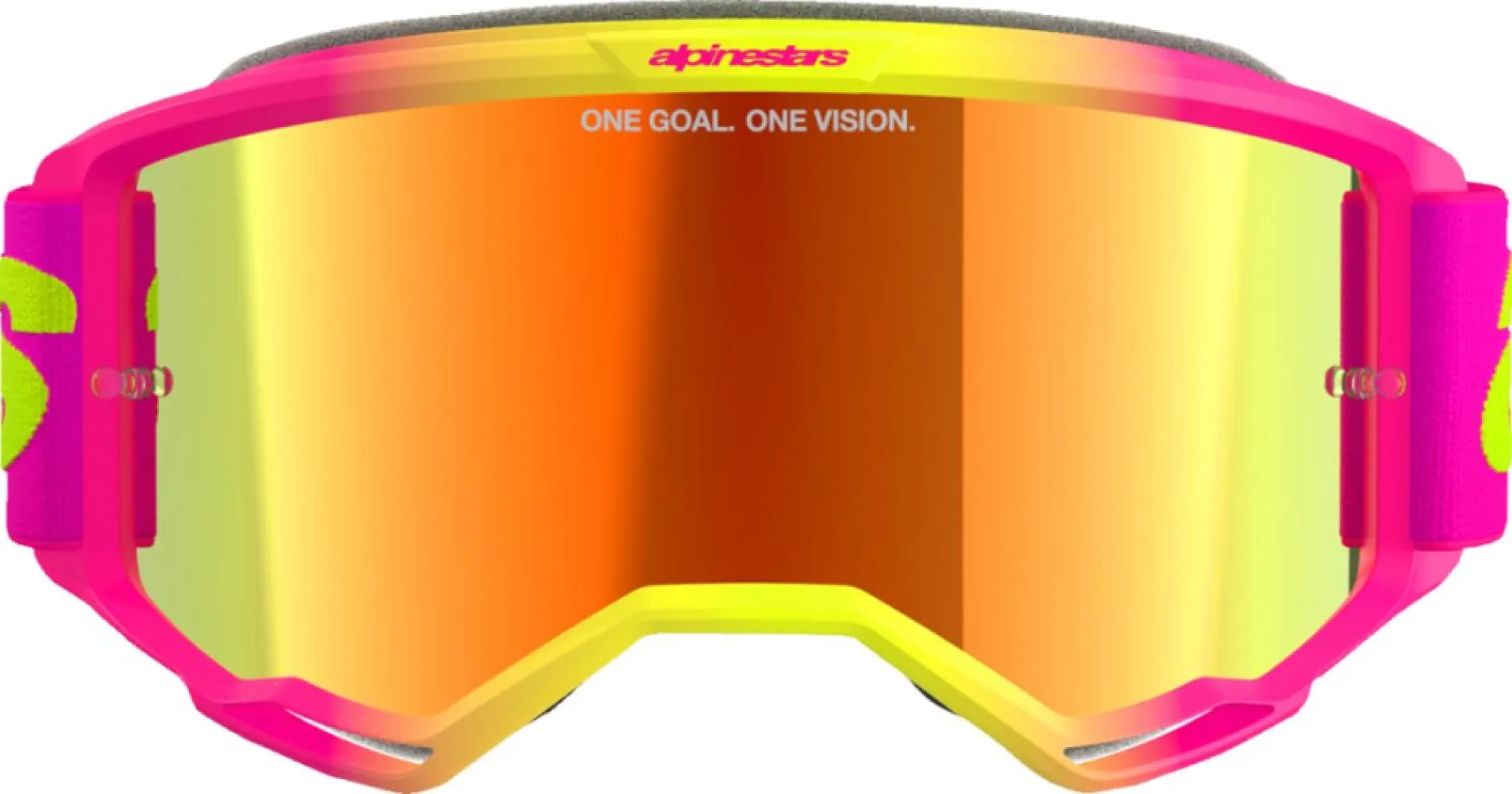 ALPINESTARS GOGGLES - GOGGLE VISION 5 WORDMARK PNK/Y - 26013781