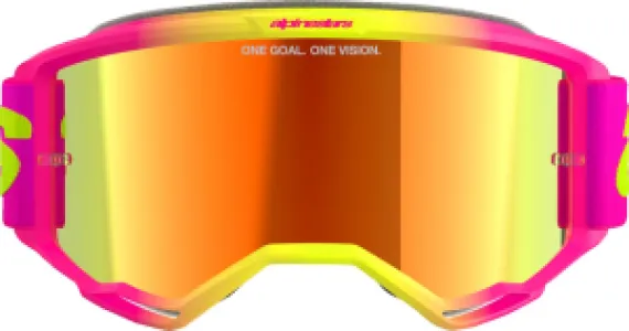 ALPINESTARS GOGGLES - GOGGLE VISION 5 WORDMARK PNK/Y - 26013781