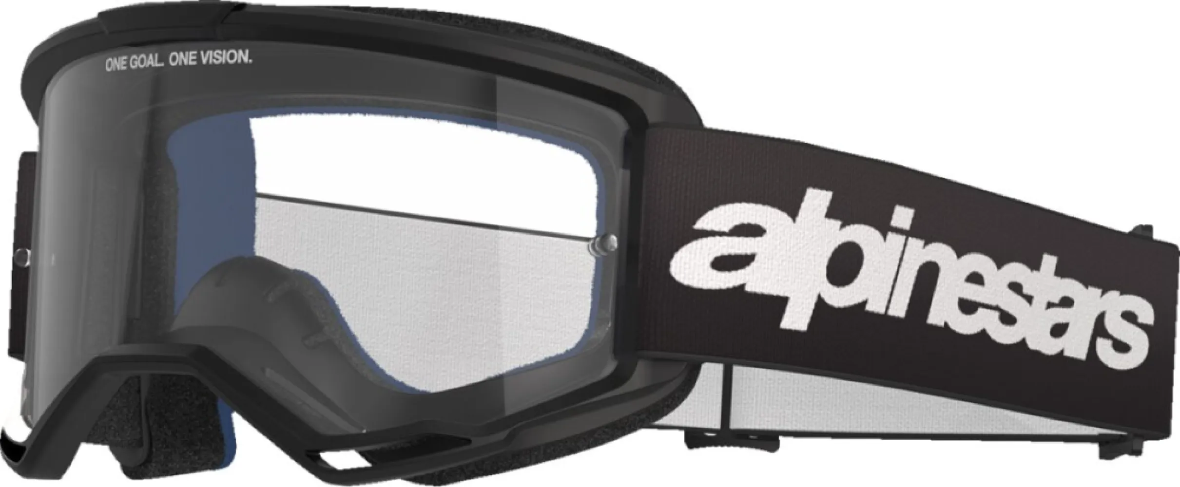 ALPINESTARS GOGGLES - GOGGLE VISION 3 WORDMARK BLK C - 26013784