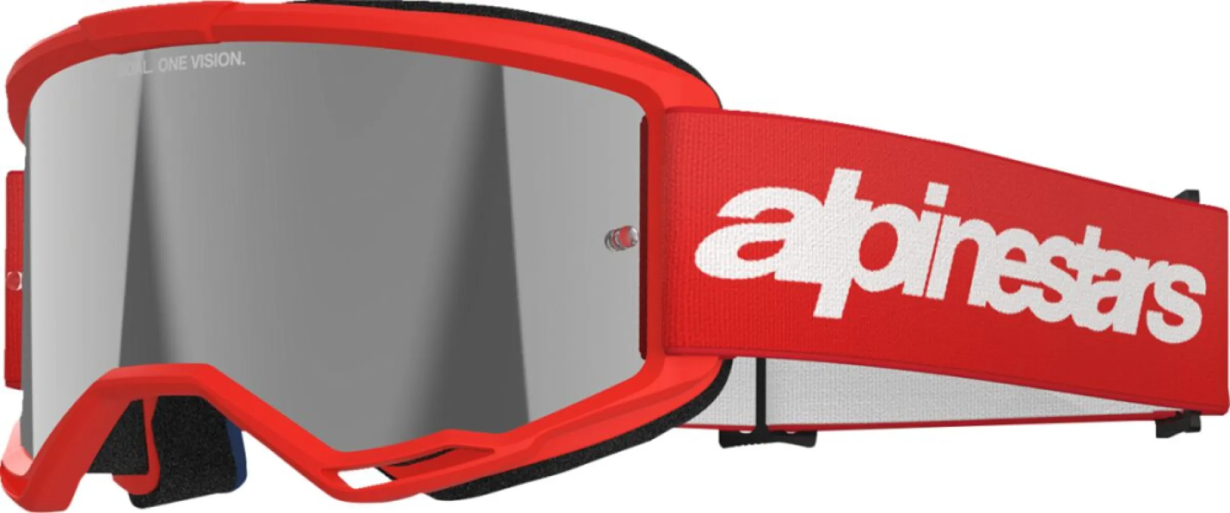 ALPINESTARS GOGGLES - GOGGLE VISION 3 WORDMARK RED M - 26013785