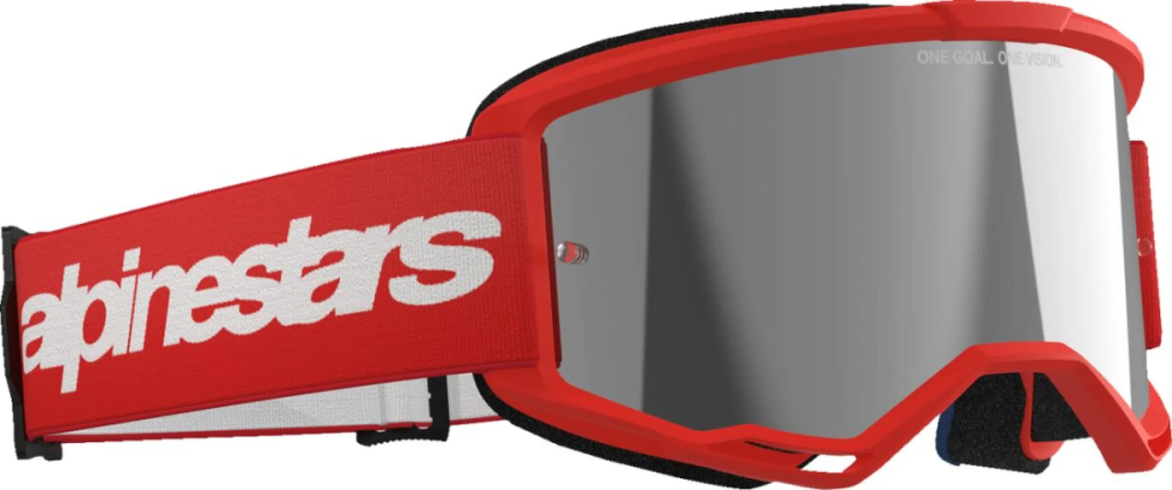 ALPINESTARS GOGGLES - GOGGLE VISION 3 WORDMARK RED M - 26013785