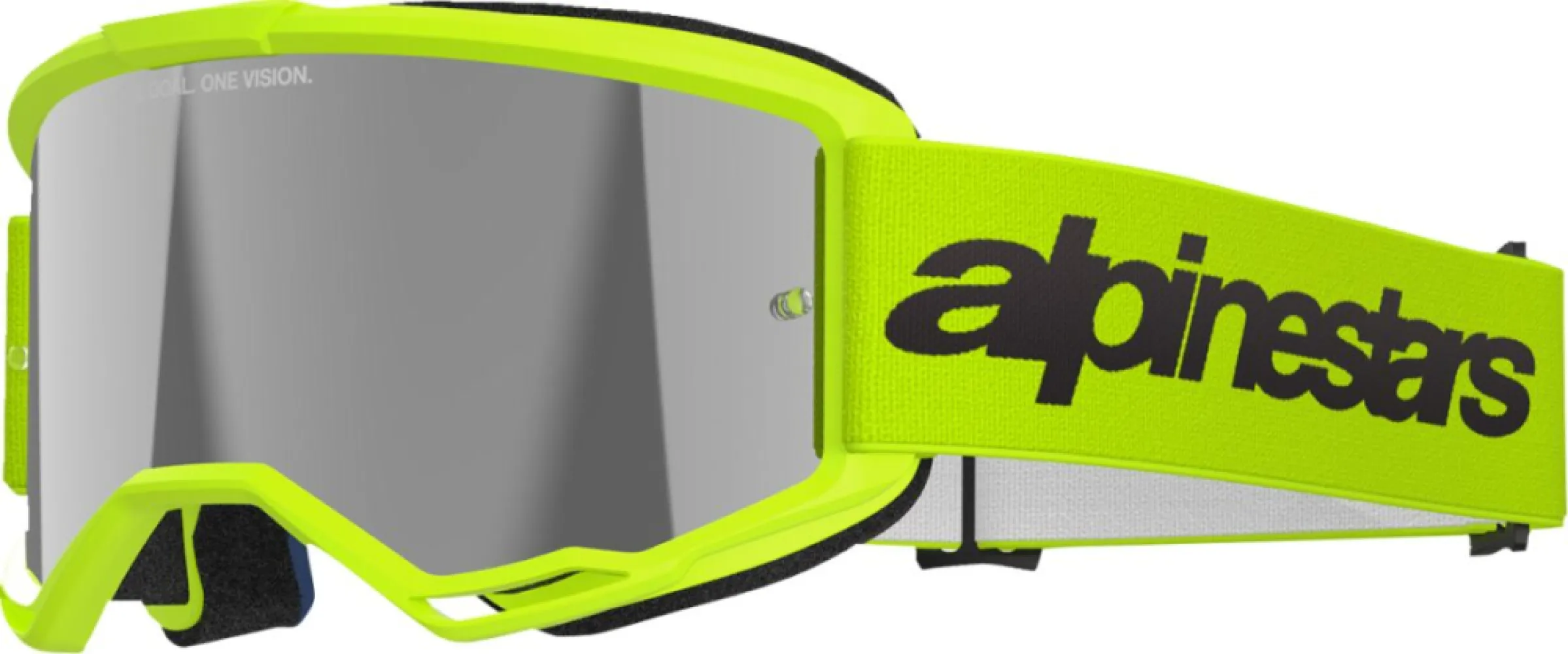 ALPINESTARS GOGGLES - GOGGLE VISION 3 WORDMARK YLW F - 26013786