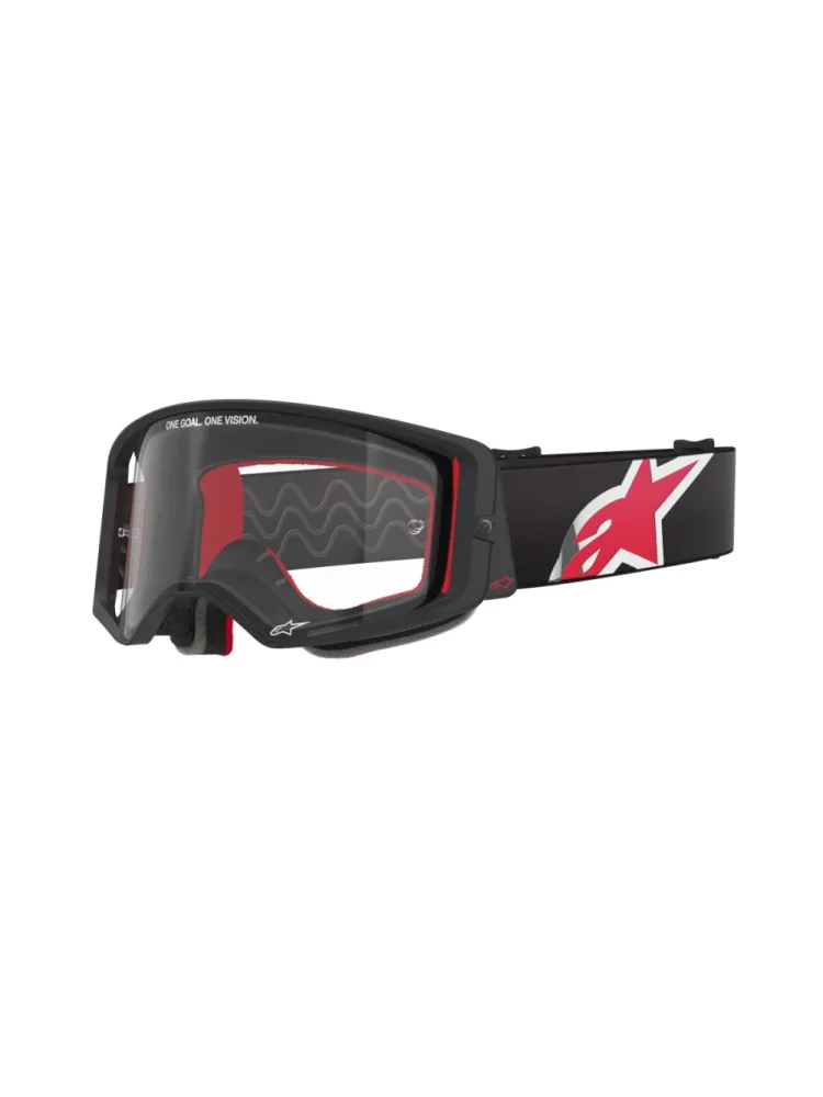 ALPINESTARS GOGGLES - GOGGLE SUPERTECH CORP BLK/RED  - 26013882