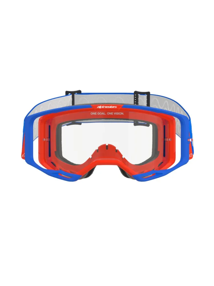 ALPINESTARS GOGGLES - GOGGLE VISION 8 WORDMARK BL/OR - 26013902