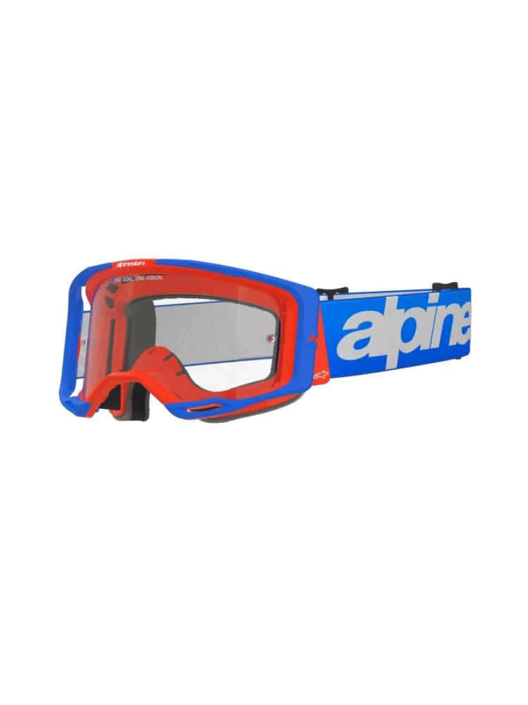 ALPINESTARS GOGGLES - GOGGLE VISION 8 WORDMARK BL/OR - 26013902