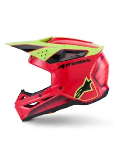 ALPINESTARS(MX) - HELMET SM3 FRAY RED/YL/BLK 2X - 01109152