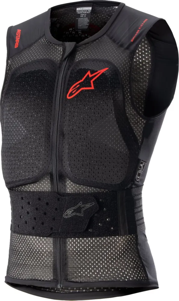 ALPINESTARS (ROAD) - VEST NUC FLX PRO BK/RD XS - 27020290