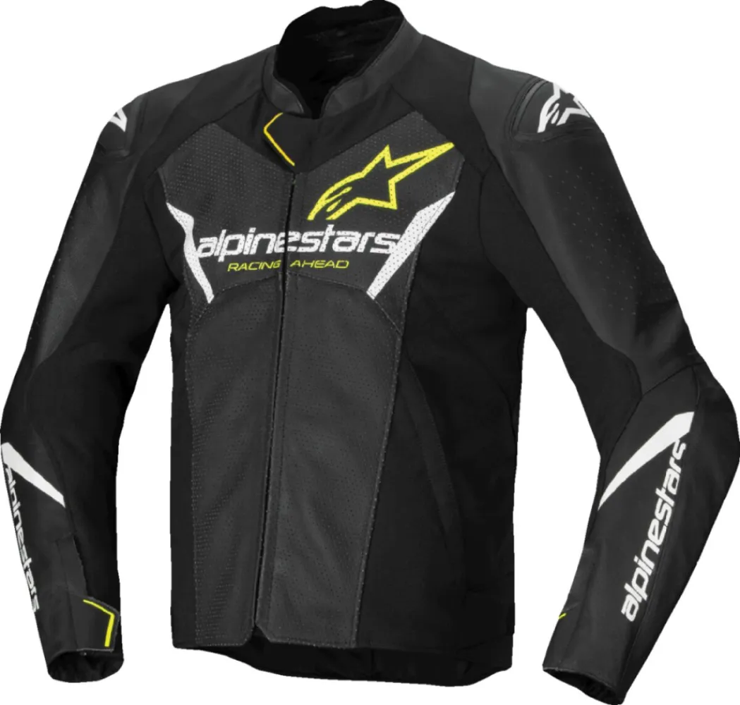 ALPINESTARS (ROAD) - JACKET FSTR V3 AIRFLW LTHR BLK - 28104187