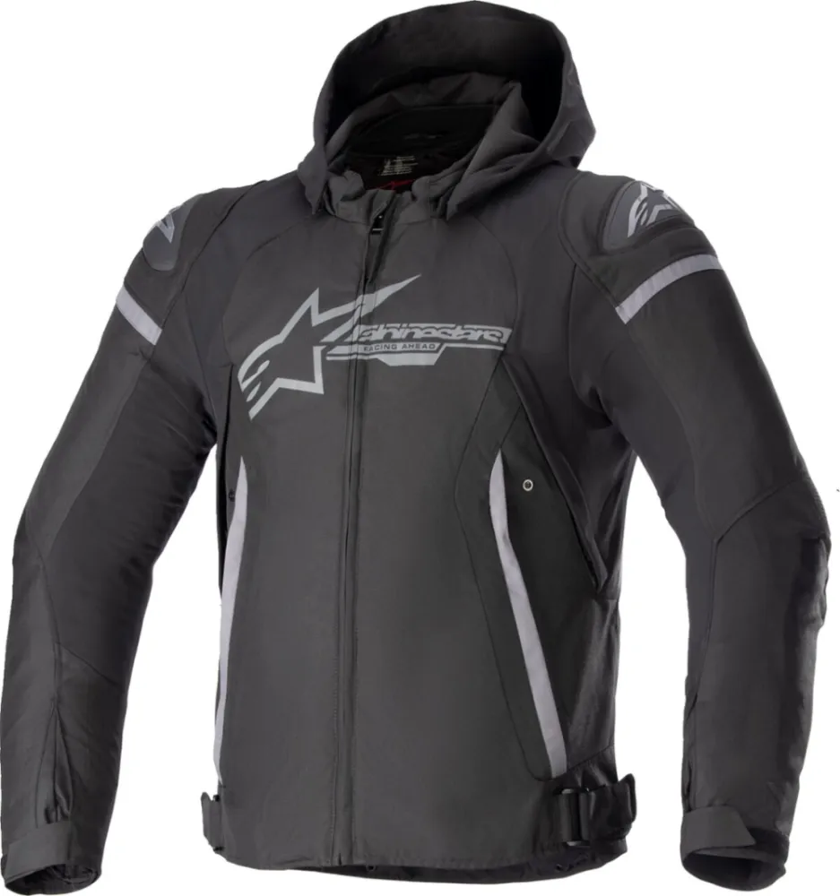 ALPINESTARS (ROAD) - JACKET ZACA WP BLK/GY L - 28206010