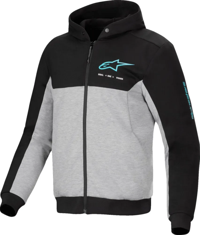 ALPINESTARS (ROAD) - HOODIE CHROME V2 SPORT BK/GY/T - 28207314