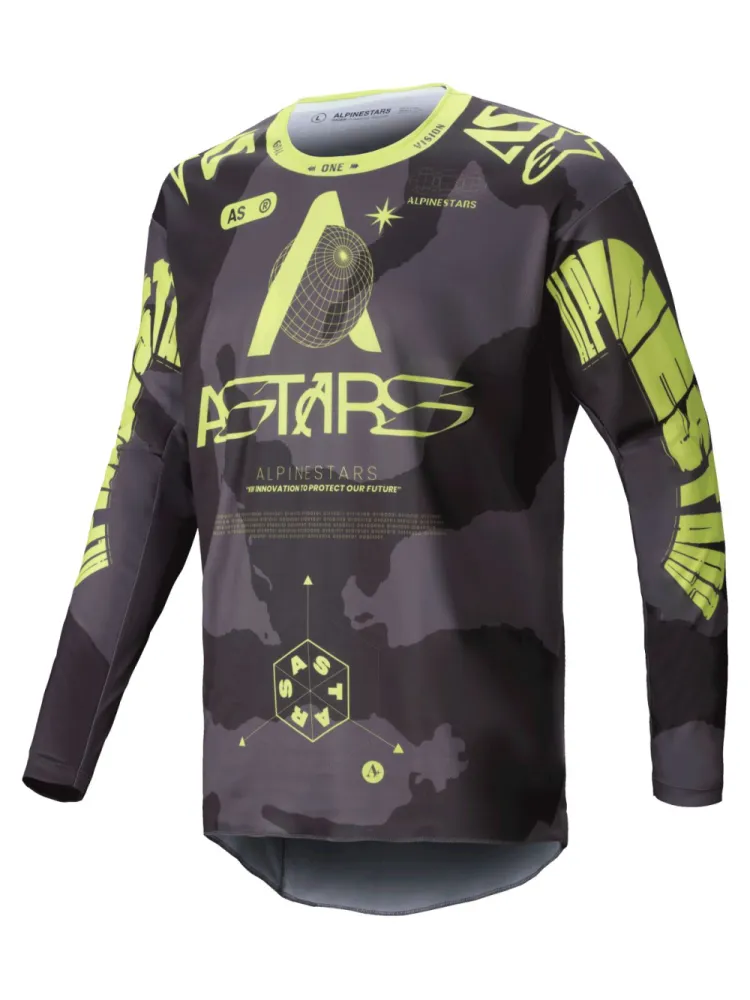 ALPINESTARS(MX) - JERSEY RACER HOLLOW CAMO/YELLO - 29108033