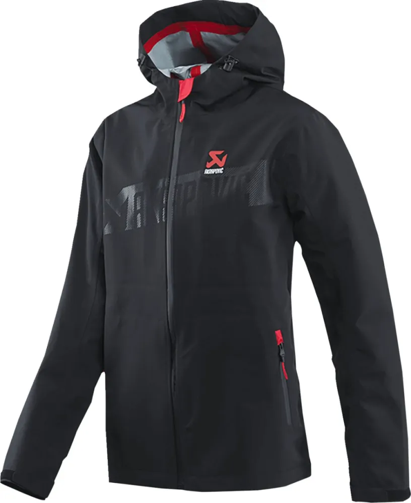 AKRAPOVIC - RAIN JACKET BLACK MEN L - 30011452