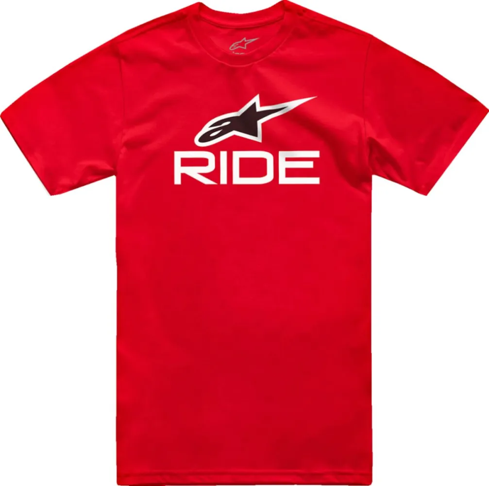 ALPINESTARS (CASUALS) - TEE RIDE 4.0 SS RD/WT/BK L - 303023683