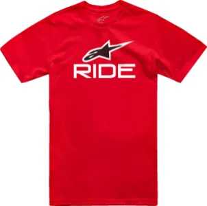 ALPINESTARS (CASUALS) - TEE RIDE 4.0 SS RD/WT/BK XL - 303023684