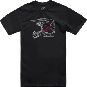 ALPINESTARS (CASUALS) - TEE MX HELMET SS BK XL - 303023689