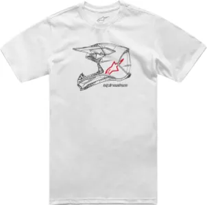 ALPINESTARS (CASUALS) - TEE MX HELMET SS WT 2X - 303023695