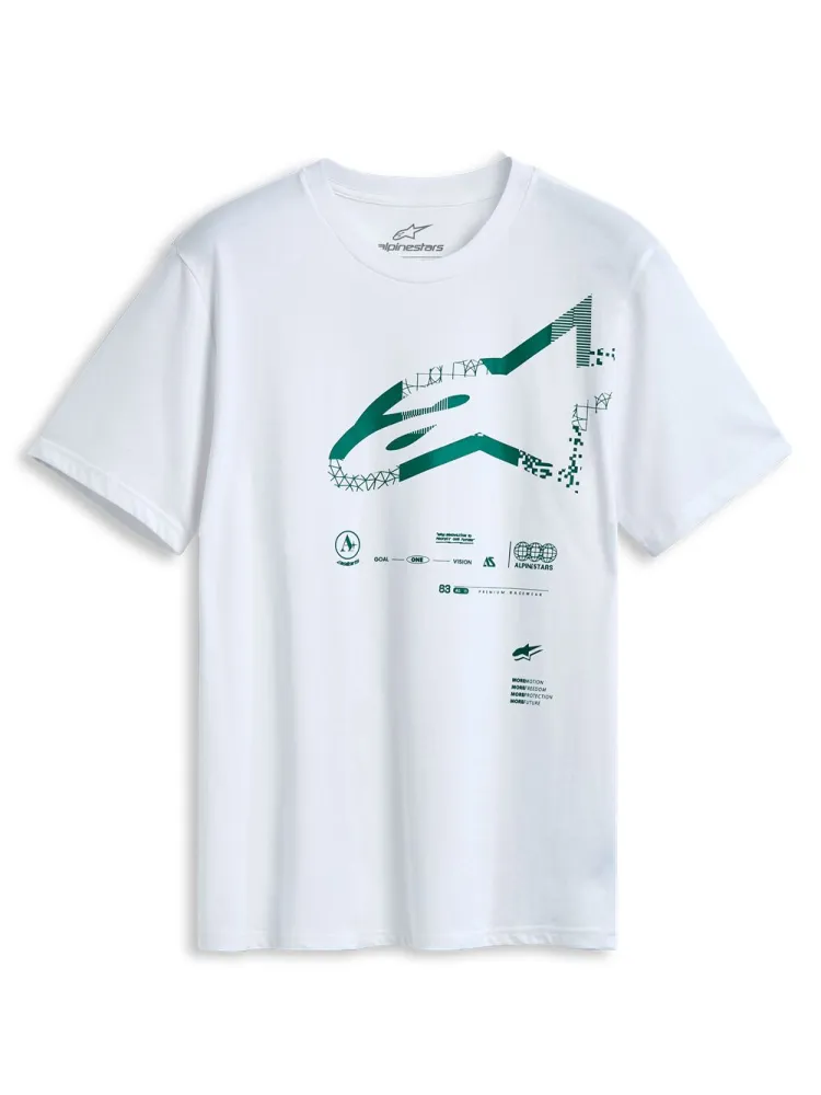 ALPINESTARS (CASUALS) - TEE SS CSF GEOGRAFICA WHITE L - 303024666
