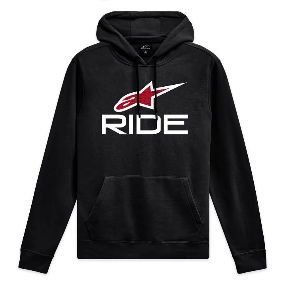 ALPINESTARS (CASUALS) - HOODIE RIDE 4 BK/W/RD S - 30506691