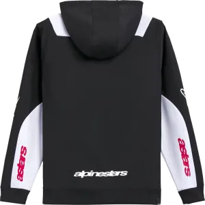 ALPINESTARS (CASUALS) - HOODIE ZIP SESSIONS V3 BLK/WHT - 30506815