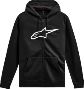 ALPINESTARS (CASUALS) - HOODIE ZIP AGELESS V3 BLK/WHT  - 30506853