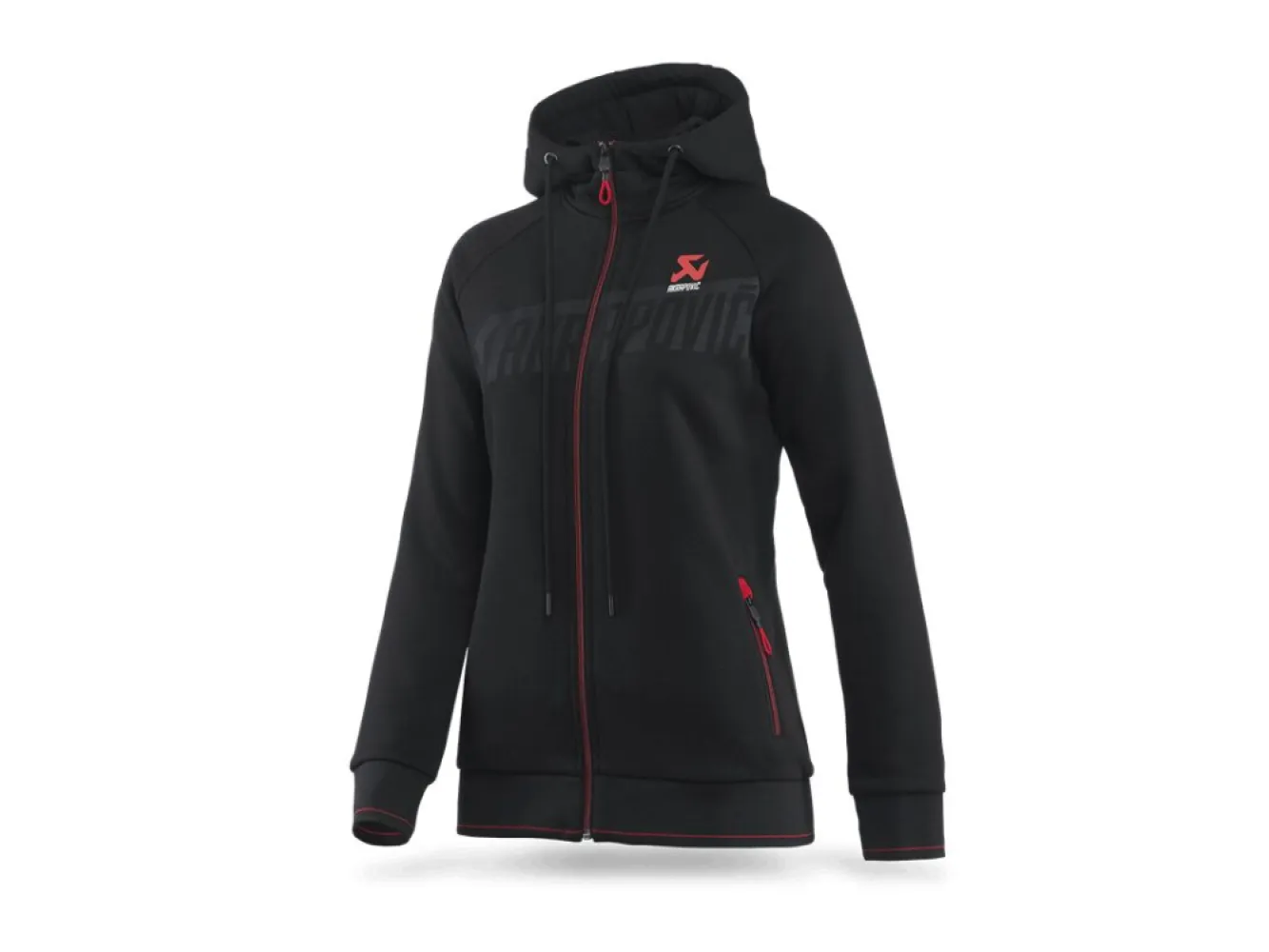 AKRAPOVIC - ZIP HOODIE BLACK WMN L - 30511221