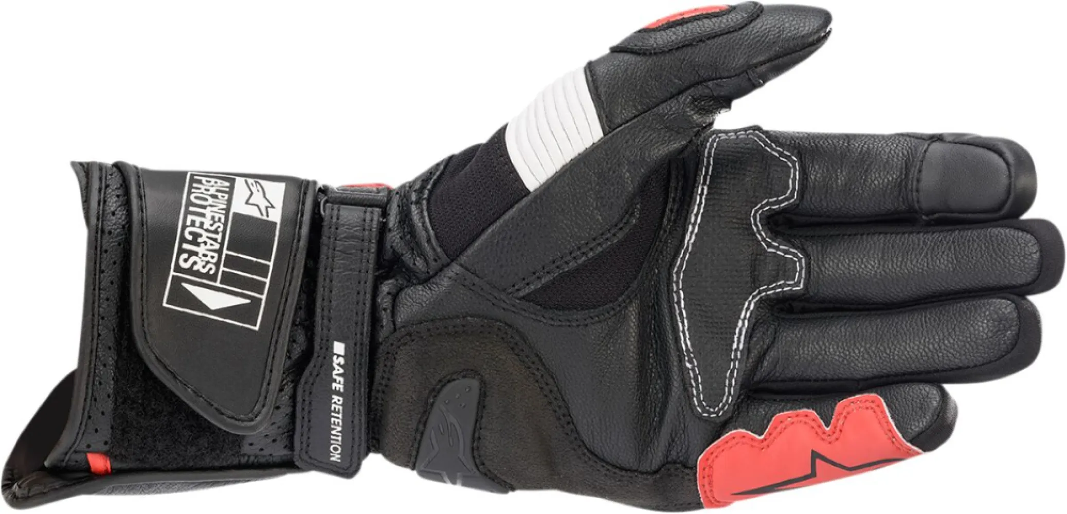 ALPINESTARS (ROAD) - GLOVE SP-2 V3 BLK/W/RD S - 33013983