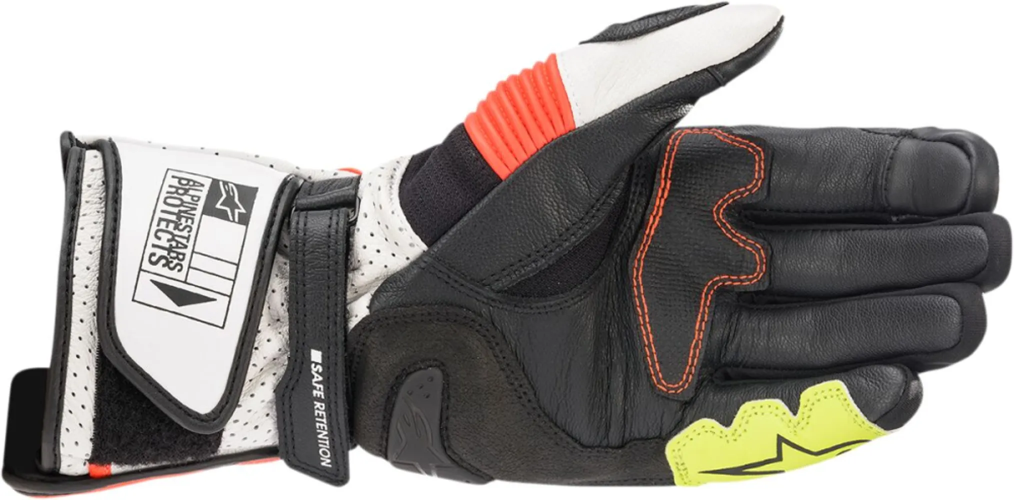 ALPINESTARS (ROAD) - GLOVE SP-2 V3 WHT/RD S - 33013989