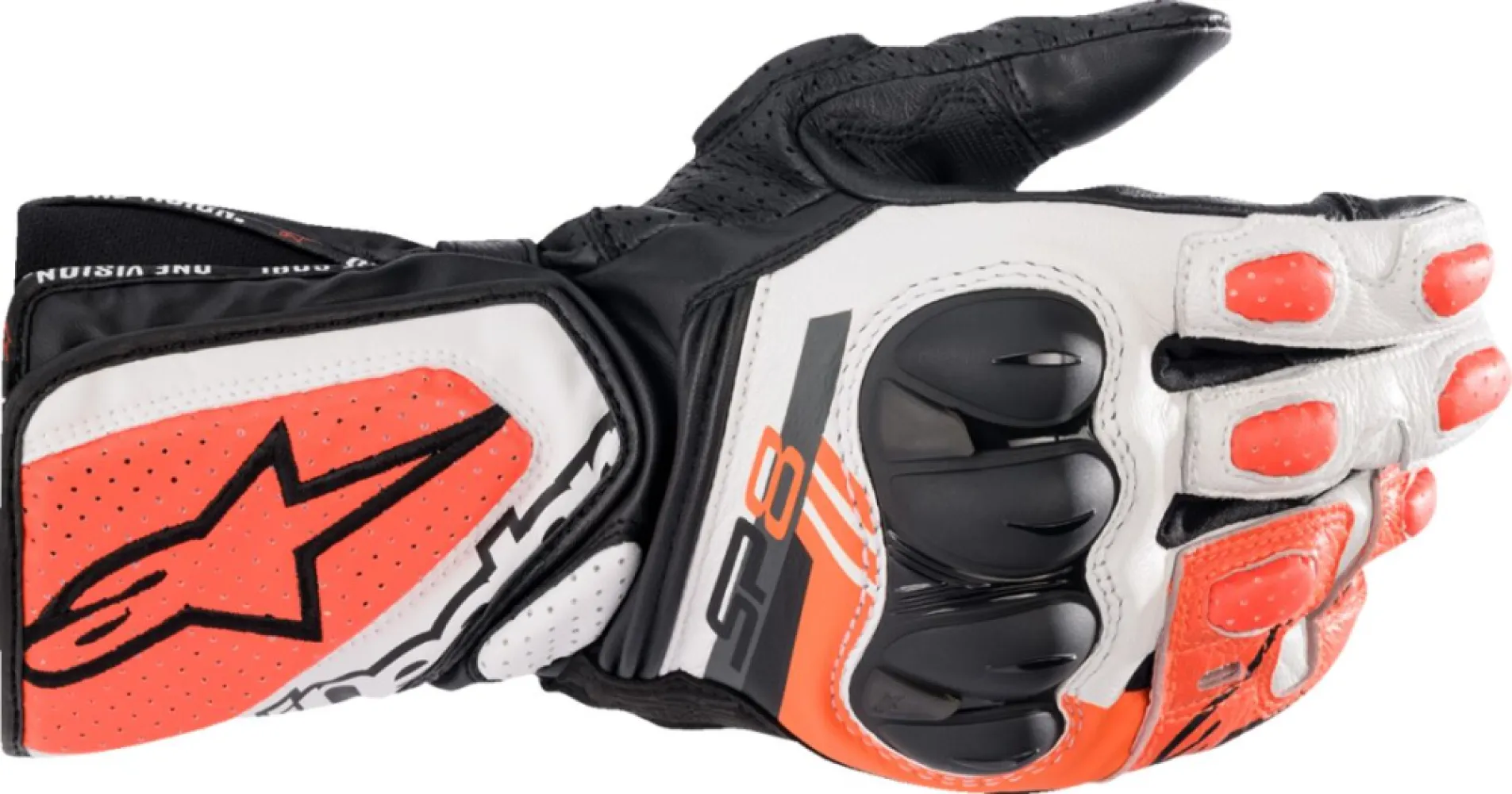 ALPINESTARS (ROAD) - GLOVE SP-8 V3 BK/W/RD L - 33014470